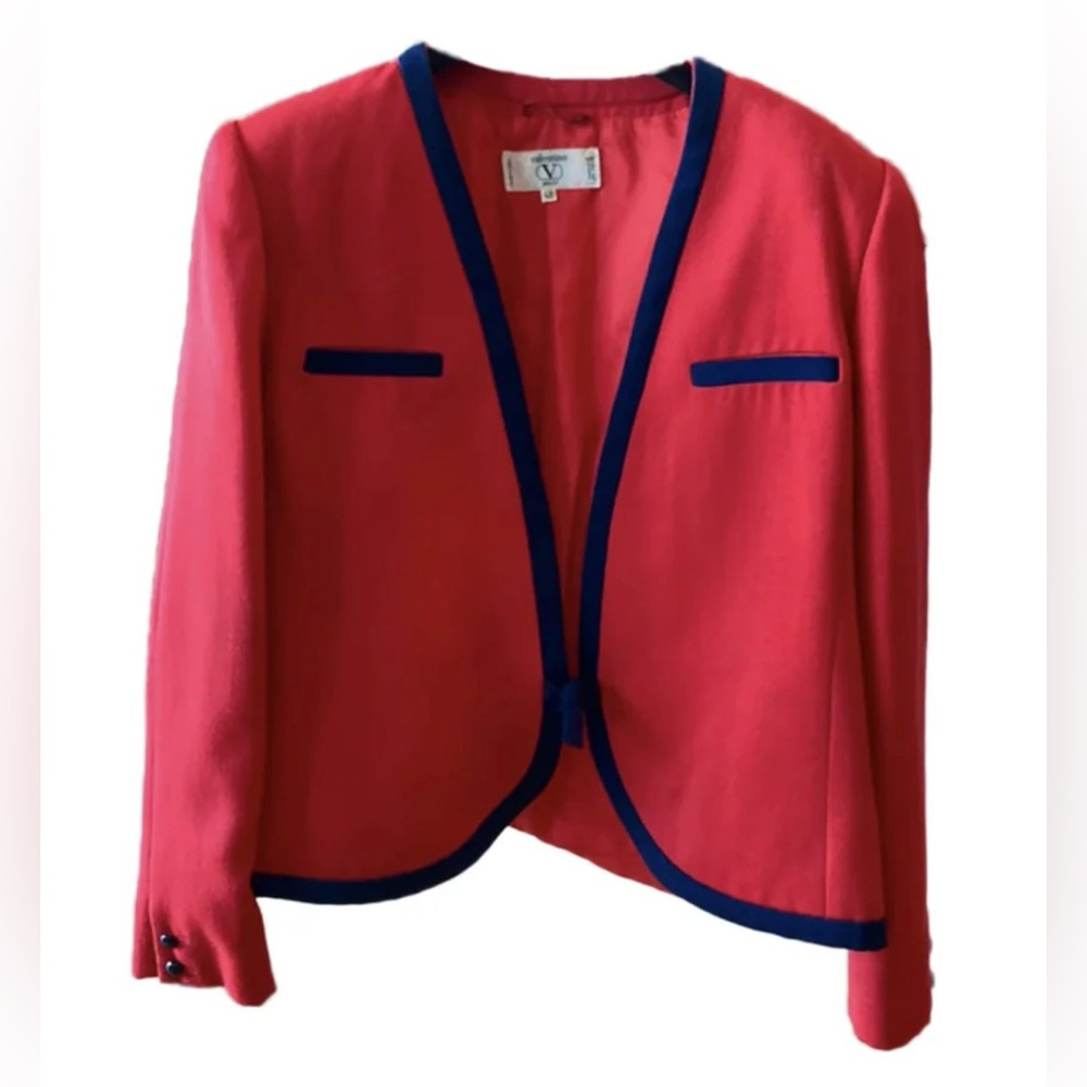 VALENTINO GARAVANI Vintage jacket in pure virgin wool.